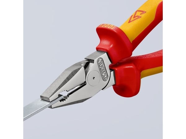Knipex 02 06 200, Kaapelipihdit, 2,5 cm, Terästä, Muovi, Oranssi, Punainen, 200 mm