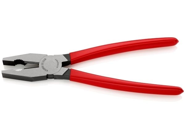 Knipex 03 01 250, Kombinasjonstang, 1,5 cm, Plast, Stål, Plast, Stål, Rød, 250 mm