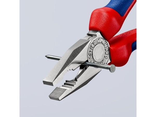 Knipex 03 05 180, Kombinasjonstang, 1,6 cm, Stål, Plast, Blå, Rød, 180 mm