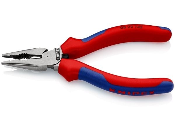 Knipex 0822145, Nesetang, Metall, Plast, Blå, Rød, 145 mm, 145 g