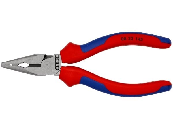 Knipex 0822145, Nesetang, Metall, Plast, Blå, Rød, 145 mm, 145 g
