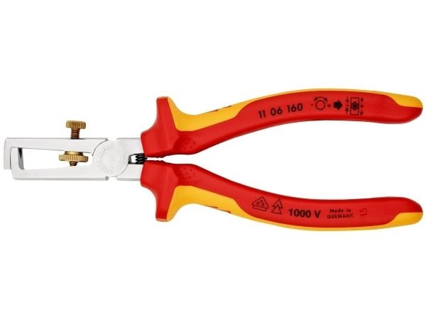 Knipex 11 06 160, Beskyttelses isolasjon, 166 g, Oransje, Rød