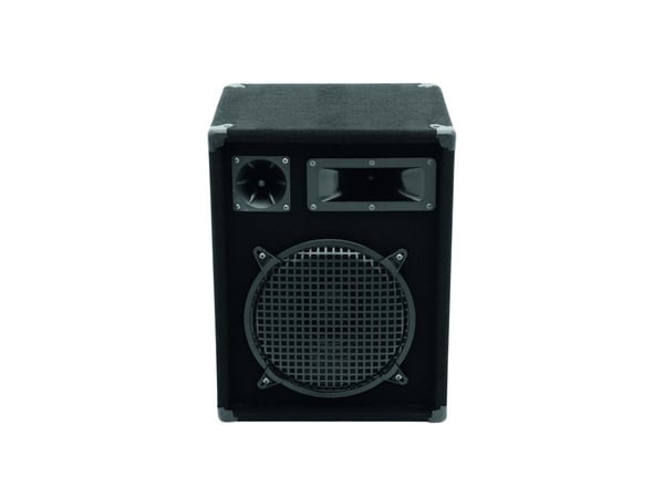 Omnitronic DX-1022, 3-veis, 1.0 kanaler, Koblet med ledninger (ikke trådløs), 200 W, 50 - 18000 Hz, Sort