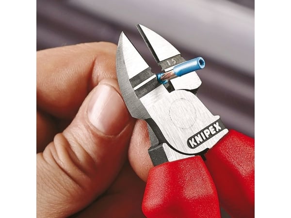 Knipex 14 25 160, Beskyttelses isolasjon, 224 g, Blå, Rød