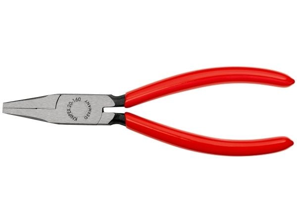 Knipex 20 01 160, Nesetang, Kromvanadiumstål, Plast, Rød, 160 mm, 144 g