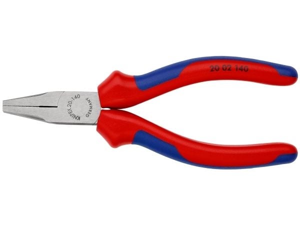 Knipex 20 02 140, Nesetang, Kromvanadiumstål, Plast, Blå, Rød, 14 cm, 137 g