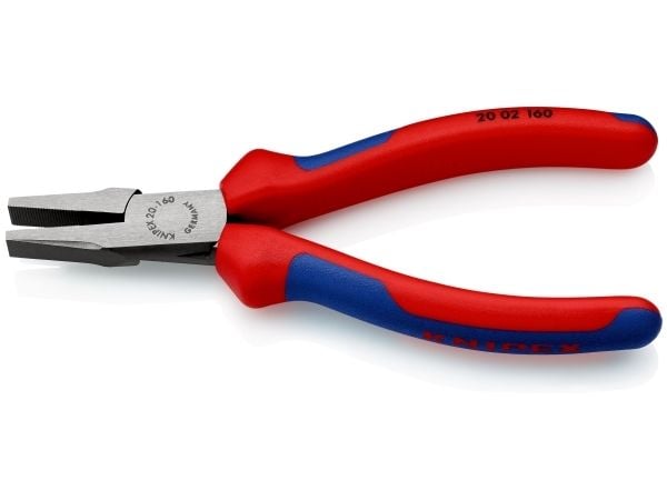 Knipex 20 02 160, Nesetang, Kromvanadiumstål, Plast, Blå, Rød, 160 mm, 172 g