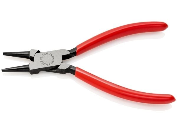 Knipex 22 01 160, Nesetang, Kromvanadiumstål, Plast, Rød, 160 mm, 140 g