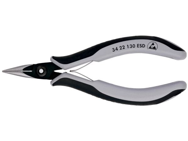 Knipex 34 22 130 ESD, 1,6 mm, 2,27 cm, Stål, Grå, 135 mm, 65 g