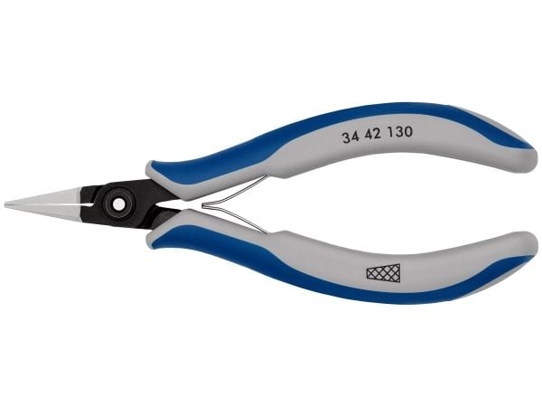Knipex 34 42 130, Puristuspihdit, Terästä, Sininen, Harmaa, 130 mm, 61 g