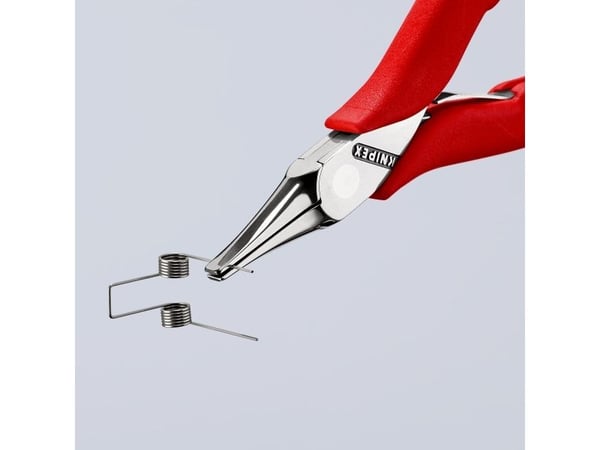 Knipex 35 11 115, Nesetang, 4 mm, 2,25 cm, Stål, Plast, Rød