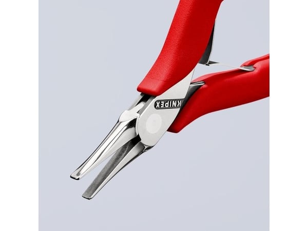 Knipex 35 11 115, Nesetang, 4 mm, 2,25 cm, Stål, Plast, Rød