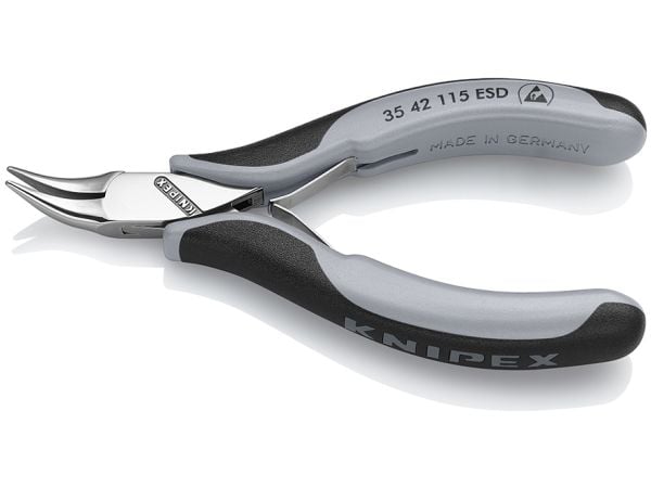 Knipex 35 42 115 ESD, stål, plast, svart, grå, 115 mm, 74 g