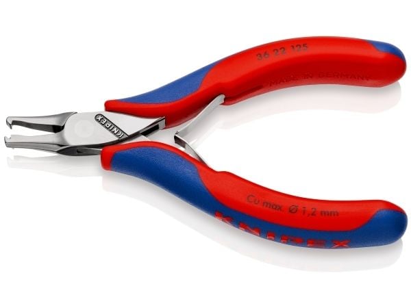 Knipex 36 22 125, 2,6 mm, 1,8 cm, Stål, Blå, Rød, 125 mm, 94 g