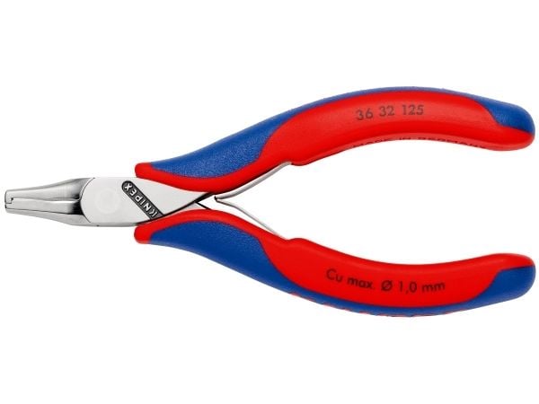 Knipex 36 32 125, 4 mm, 1,8 cm, Stål, Blå, Rød, 125 mm, 108 g