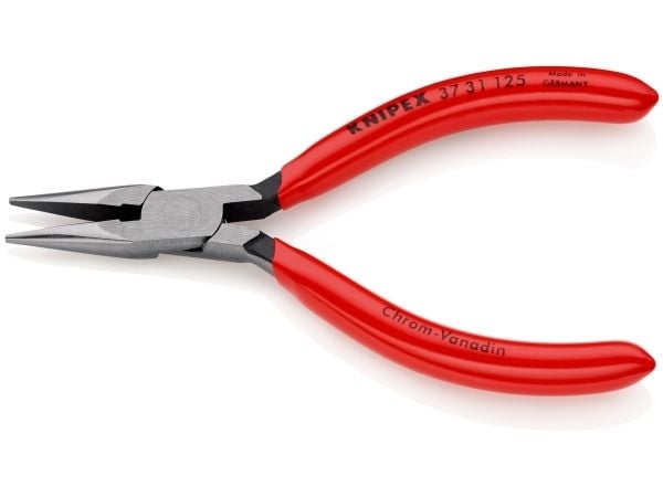 Knipex 37 31 125, Nesetang, 1,6 mm, 2,7 cm, Stål, Plast, Rød