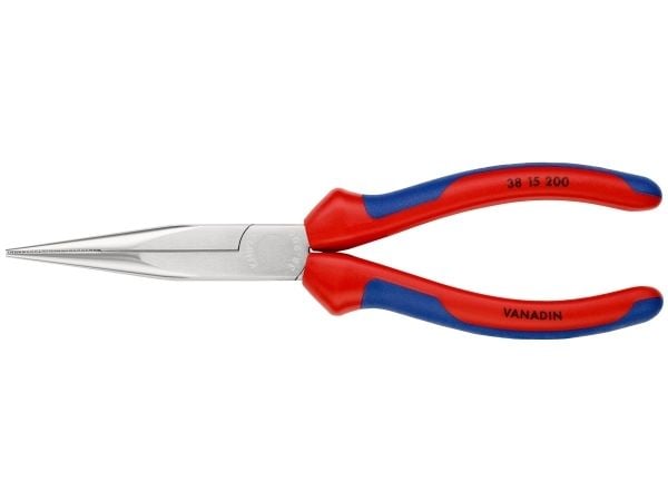 Knipex 38 15 200, 2,5 mm, 7,3 cm, Stål, Blå, Rød, 200 mm, 209 g