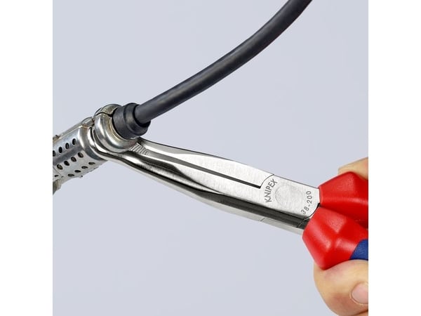 Knipex 38 95 200, 2,5 mm, 7,3 cm, Stål, Blå, Rød, 200 mm, 207 g