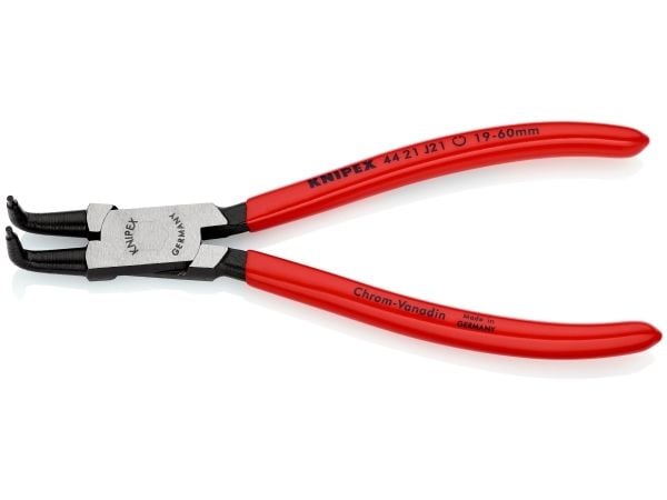 Knipex 44 21 J21, Låseringtang, Kromvanadiumstål, Plast, Rød, 170 mm, 139 g