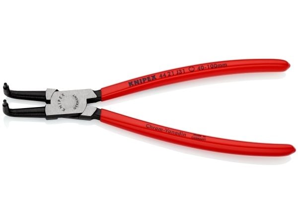 Knipex 44 21 J31, Låseringtang, Kromvanadiumstål, Plast, Rød, 215 mm, 196 g