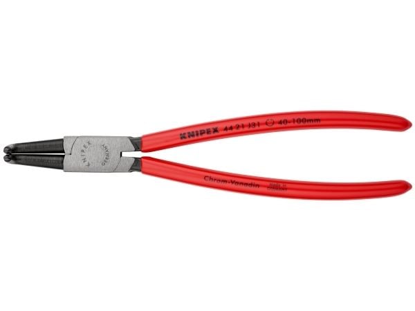 Knipex 44 21 J31, Låseringtang, Kromvanadiumstål, Plast, Rød, 215 mm, 196 g