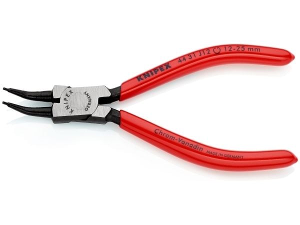 Knipex 44 31 J12, Låseringtang, Stål, Plast, Rød, 140 mm, 90 g