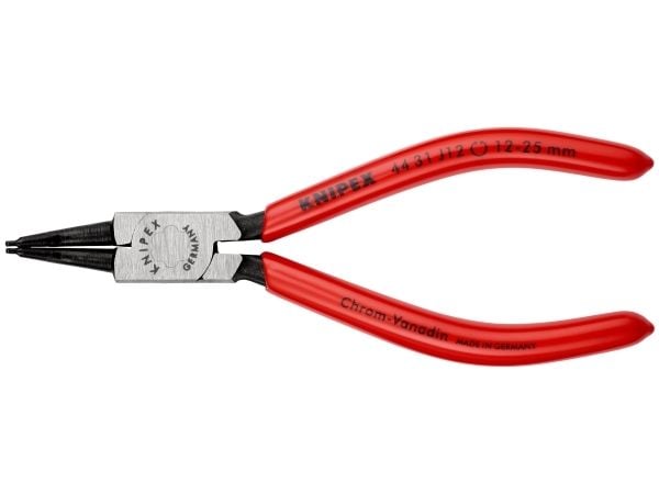 Knipex 44 31 J12, Låseringtang, Stål, Plast, Rød, 140 mm, 90 g