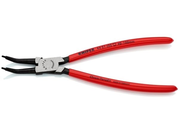 Knipex 44 31 J32, Låseringtang, Stål, Plast, Rød, 225 mm, 195 g
