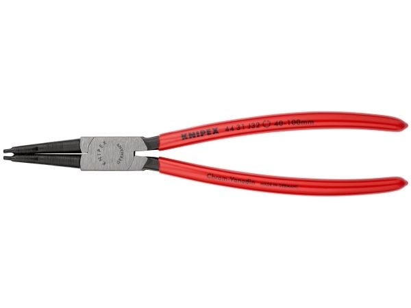 Knipex 44 31 J32, Låseringtang, Stål, Plast, Rød, 225 mm, 195 g