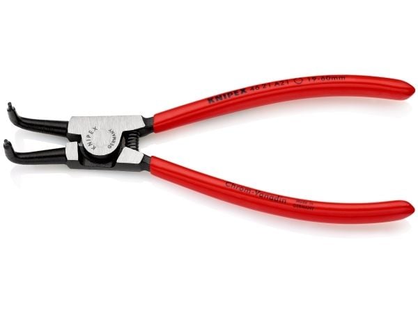 Knipex 46 21 A21, Låseringtang, Kromvanadiumstål, Plast, Rød, 170 mm, 132 g