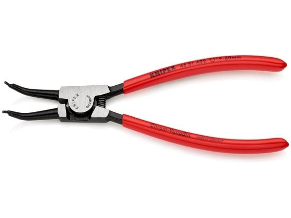 Knipex 46 31 A22, Låseringtang, Kromvanadiumstål, Plast, Rød, 185 mm, 133 g