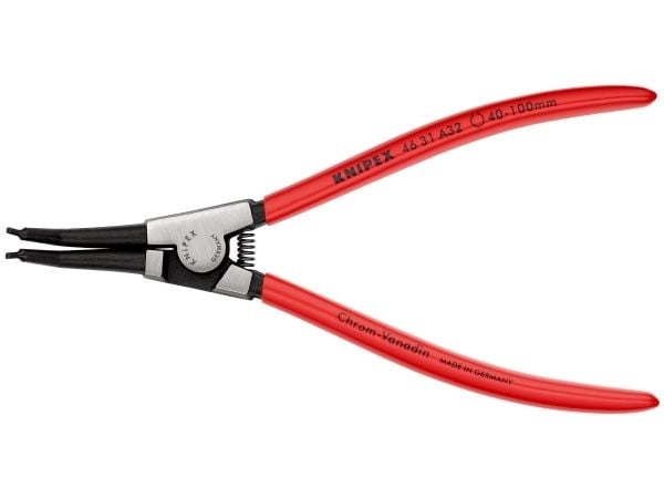Knipex 46 31 A32, Låseringtang, Stål, Plast, Rød, 210 mm, 213 g