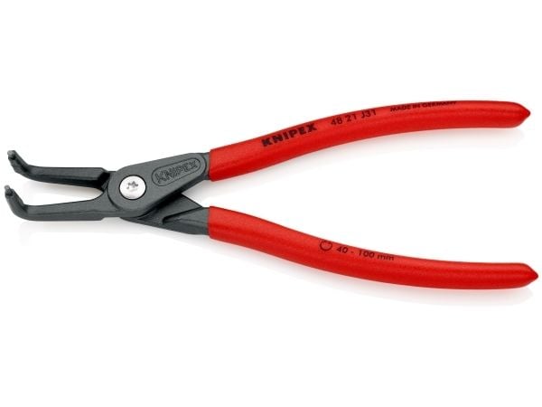 Knipex 48 21 J31, Lukkorengaspihdit, Kromivanadiini-teräs, Muovi, Punainen, 210 mm, 265 g