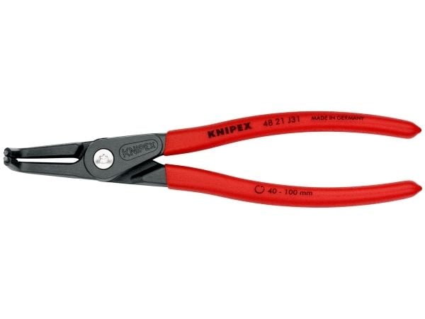 Knipex 48 21 J31, Lukkorengaspihdit, Kromivanadiini-teräs, Muovi, Punainen, 210 mm, 265 g