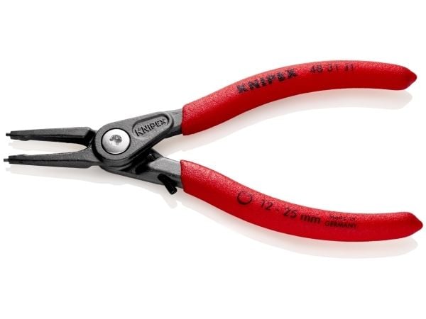 Knipex 48 31 J1, Låseringtang, Kromvanadiumstål, Stål, Plast, Rød, 140 mm, 105 g