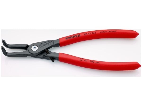 Knipex 48 41 J31, Låseringtang, 10 cm, Sort, Rød, 45 mm, 210 mm, 13 mm