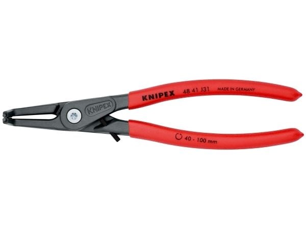 Knipex 48 41 J31, Låseringtang, 10 cm, Sort, Rød, 45 mm, 210 mm, 13 mm