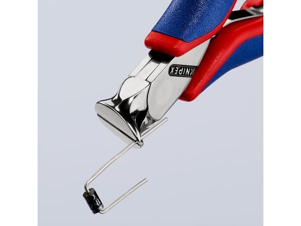 Knipex 62 12 120, Endekuttende tang, Stål, Plast, Blå, Rød, 120 mm, 93 g
