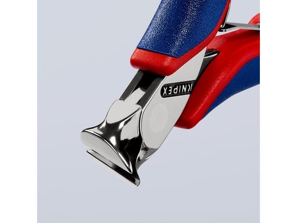 Knipex 62 12 120, Endekuttende tang, Stål, Plast, Blå, Rød, 120 mm, 93 g