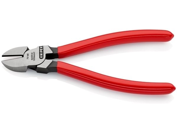 Knipex 70 01 160, Diagonal tang, Kromvanadiumstål, Plast, Rød, 160 mm, 171 g