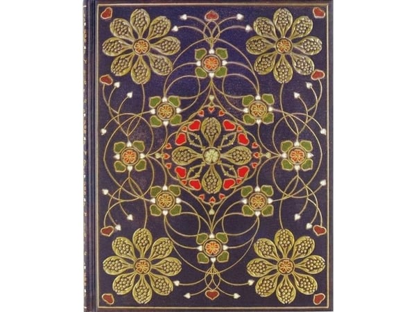 Peter Pauper Press notatbok stor antikke blomster