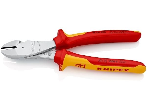 Knipex High Leverage Diagonal Cutter - Kabelsax - 20 cm