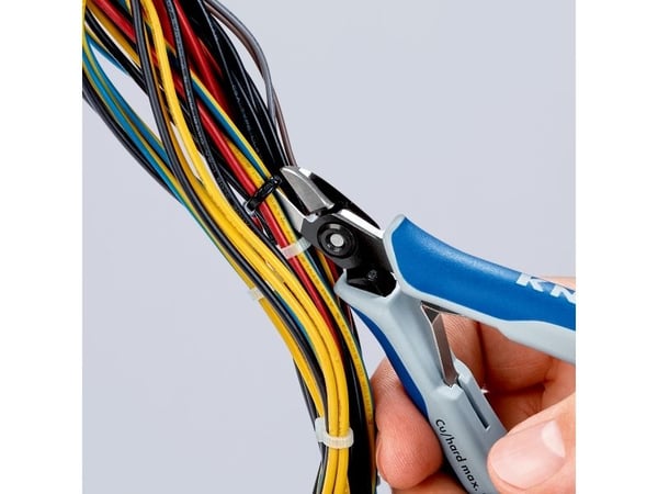 Knipex 79 02 125 S1, Sivuleikkurit, Sininen, Harmaa, 125 mm, 59 g