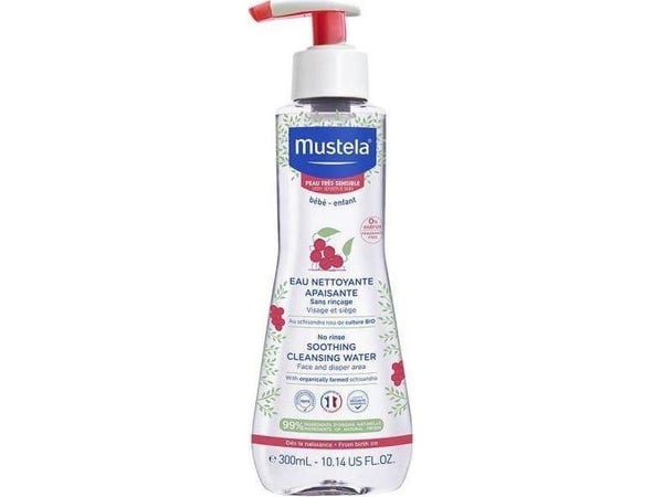 Mustela Bébé No Rinse beroligende rensende vann 300 ml
