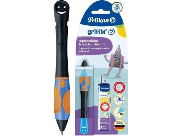 Pelikan griffix, Sort, Plast, Mørkegrå, HB, 1 stykker, Tyskland