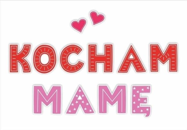 LearnHow festdekorasjoner - Kocham Mame 01 (12 stk.)