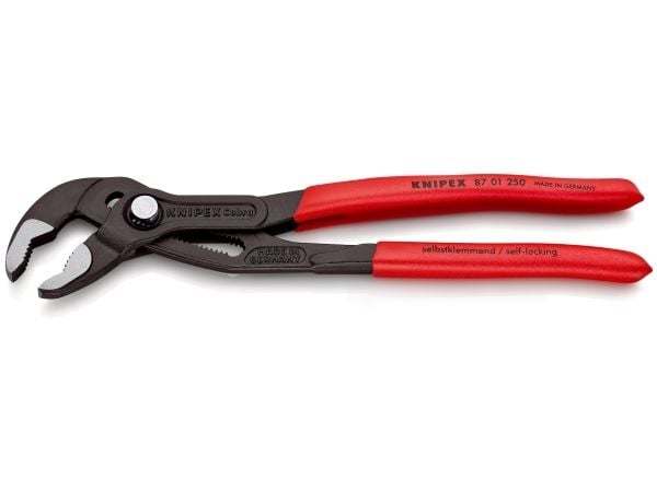 KNIPEX Vandpumpetang Cobra®længde 250mmMax. kapacitet rund Ø50mm Max. kapacitet sekskant 46mm