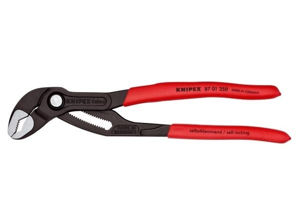 KNIPEX Vandpumpetang Cobra®længde 250mmMax. kapacitet rund Ø50mm Max. kapacitet sekskant 46mm