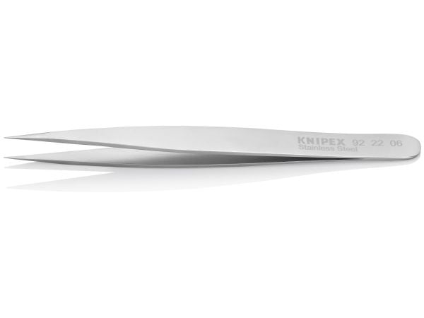 Knipex 92 22 06, Stål, Metallisk, Spiss, Rett, 15 g, 120 mm