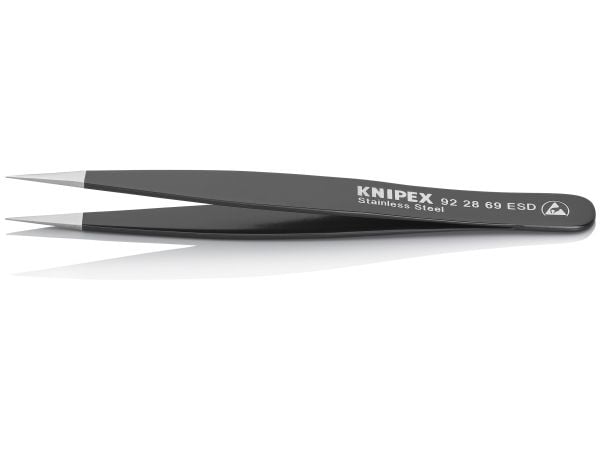 Knipex KP-922869ESD, Kromnikkelstål, Sort, Rustfritt stål, Bøyd, 1 stykker